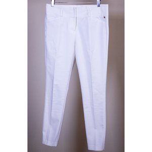 Ivanka Trump White Skinny/Straight Pants - Size 6 - NWOT